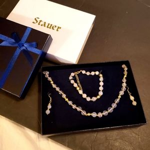 Stauer Womens Pastel Pink Amethyst set